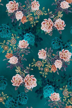 香云纱印花花型图片