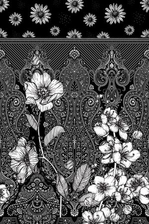 纹理印花花型图片