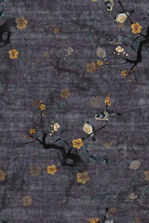 花鸟印花花型图片