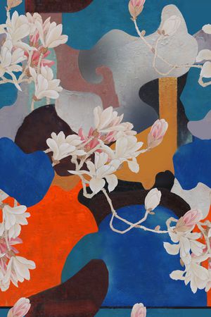 香云纱印花花型图片