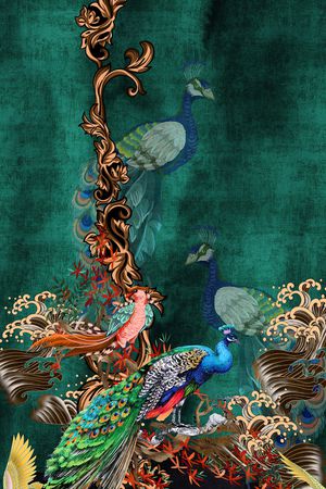 民族风印花花型图片