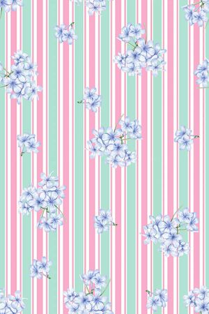 条格印花花型图片