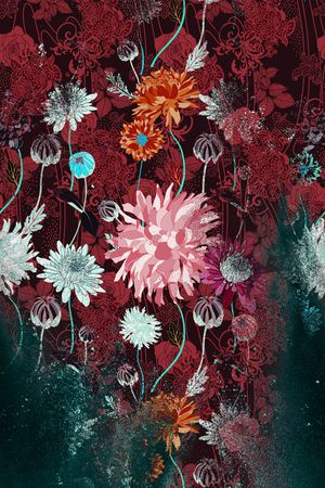 纹理印花花型图片
