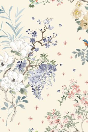 花鸟印花花型图片