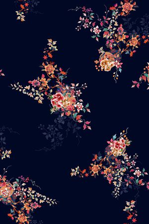 香云纱印花花型图片