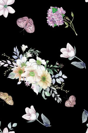 数码花型印花花型图片