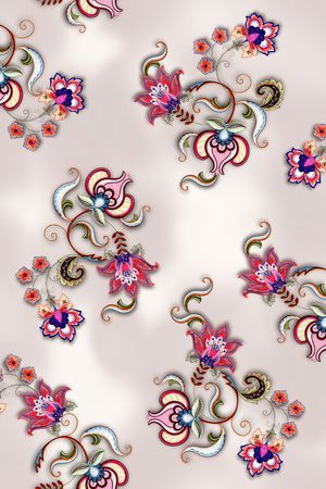香云纱印花花型图片