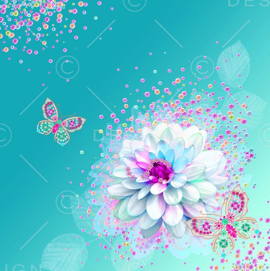 HERMES印花花型图片