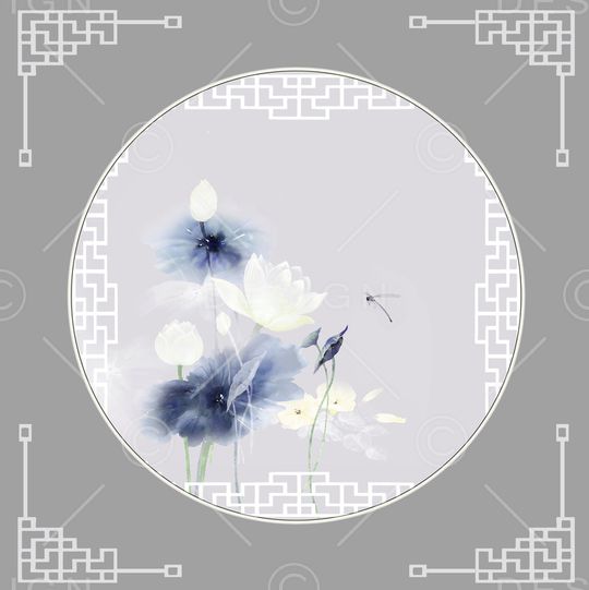 HERMES印花花型图片