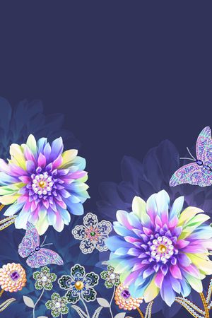 HERMES印花花型图片