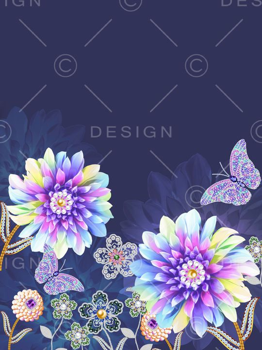 HERMES印花花型图片