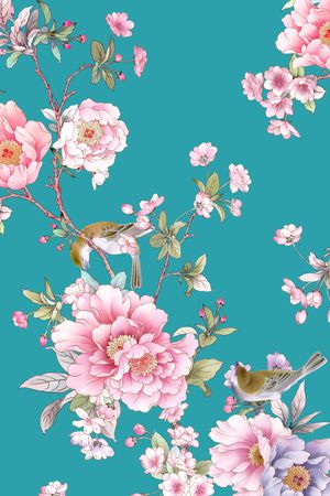 HERMES印花花型图片