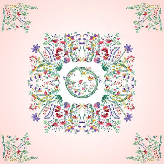 HERMES印花花型图片