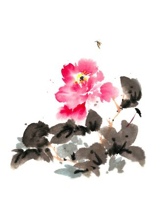 花鸟印花花型图片