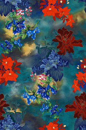 香云纱印花花型图片