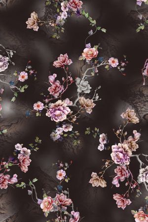 花卉印花花型图片