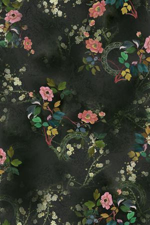 花卉印花花型图片