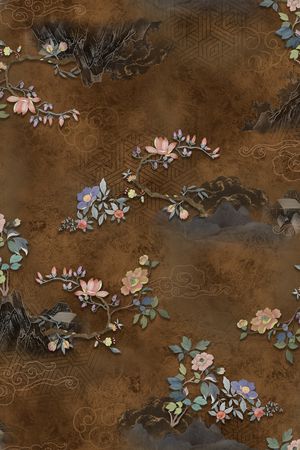 花卉印花花型图片