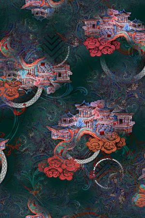 花卉印花花型图片