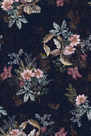 花卉印花花型图片