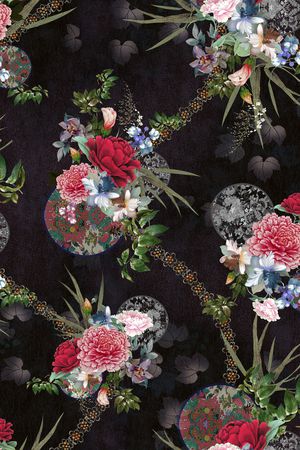 花卉印花花型图片