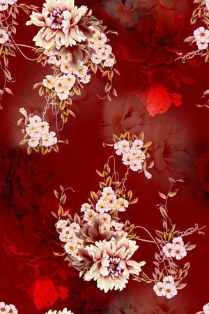数码花型印花花型图片