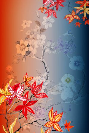 花卉印花花型图片