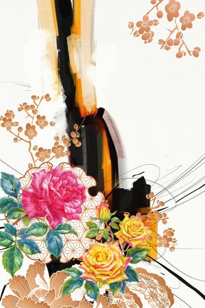 涂鸦印花花型图片