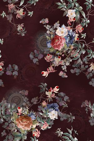 香云纱印花花型图片