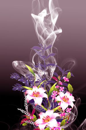 几何印花花型图片