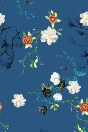 香云纱印花花型图片