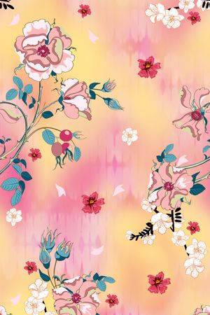 香云纱印花花型图片