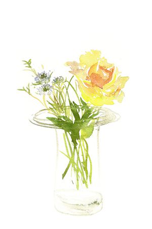 水墨风印花花型图片
