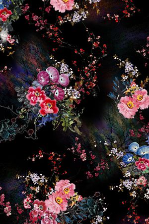 花卉印花花型图片