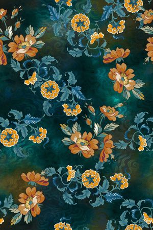 香云纱印花花型图片