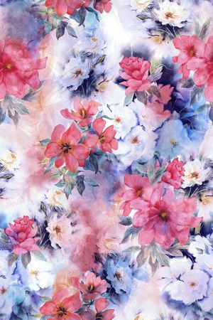 花卉印花花型图片