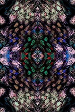 豹纹印花花型图片