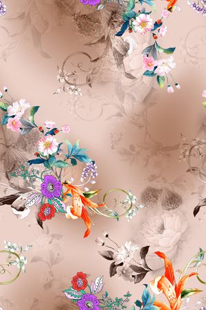 民族风印花花型图片