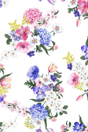 简约印花花型图片