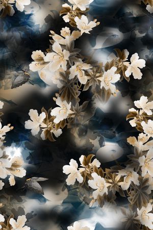 香云纱印花花型图片