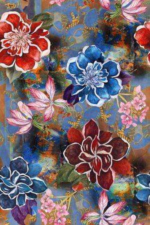 香云纱印花花型图片