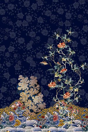定位花印花花型图片