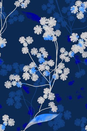 抽象印花花型图片