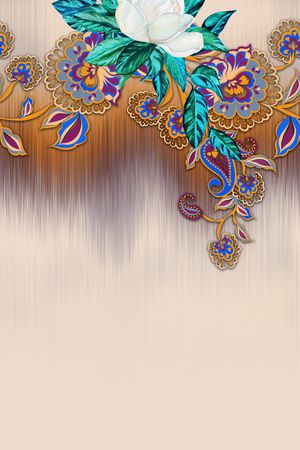 纹理印花花型图片