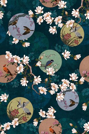 花卉印花花型图片