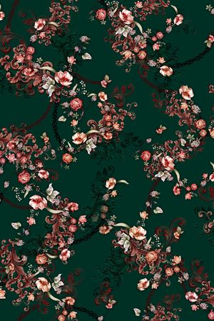 香云纱印花花型图片