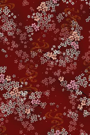 香云纱印花花型图片