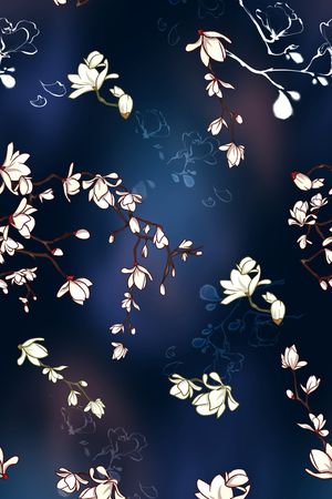 花卉印花花型图片