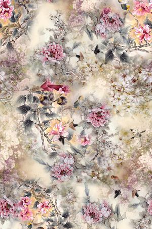 花卉印花花型图片