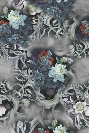 花卉印花花型图片